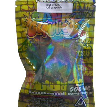 Dank Gummies – Blueberry Sour Gummies