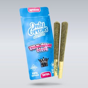 Superior Pre-Rolls 40% โ Strawberry Cough 3g